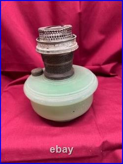 GREEN ANTIQUE ALADDIN Nu Type Model B JADITE jadeite Glass LAMP