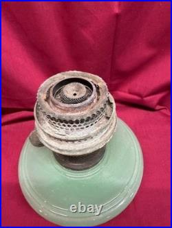 GREEN ANTIQUE ALADDIN Nu Type Model B JADITE jadeite Glass LAMP