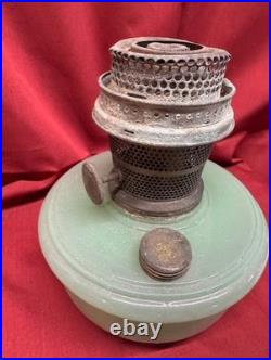 GREEN ANTIQUE ALADDIN Nu Type Model B JADITE jadeite Glass LAMP
