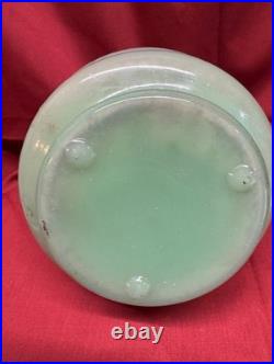 GREEN ANTIQUE ALADDIN Nu Type Model B JADITE jadeite Glass LAMP