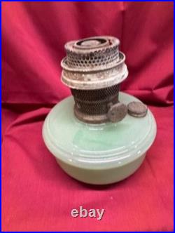 GREEN ANTIQUE ALADDIN Nu Type Model B JADITE jadeite Glass LAMP