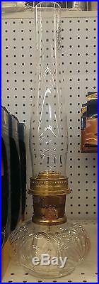 Genie II Aladdin Mantle Shelf Oil / Kerosene Lamp Clear
