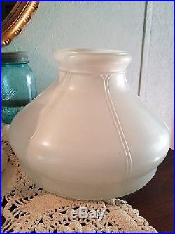 Glass Aladdin Opal Oil Kerosene Antique Model A Mantle Lamp Nutype Rare Look