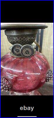 Gone with the wind, hurricane oil lamp Victorian fluid lamp nouveau crafts Deco