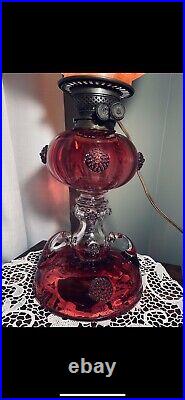 Gone with the wind, hurricane oil lamp Victorian fluid lamp nouveau crafts Deco