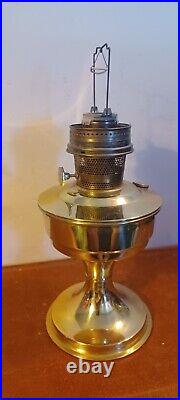 Good Used Aladdin Brass Model 23 Oil Kerosene Lamp (Br)