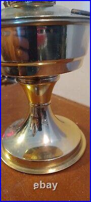 Good Used Aladdin Brass Model 23 Oil Kerosene Lamp (Br)