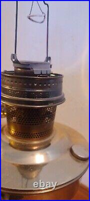 Good Used Aladdin Brass Model 23 Oil Kerosene Lamp (Br)