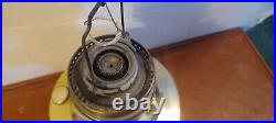 Good Used Aladdin Brass Model 23 Oil Kerosene Lamp (Br)