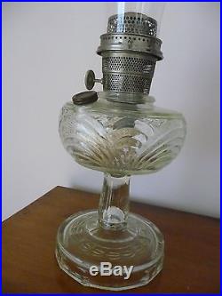 Gorgeous Glass Aladdin Lamp Complete with chimney
