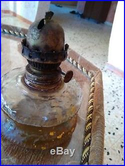 Great ANTIQUE VINTAGE Aladdin night Lamp Light RARE LARGE Kerosene Oil old Lamp
