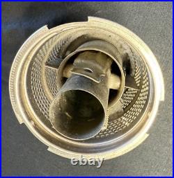 Green Crystal Beehive Aladdin Oil Lamp 1937-38, NuType Model B Burner