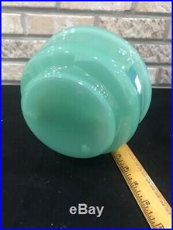 Green Jadeite Moonstone ALADDIN OIL/KEROSENE ALACITE FONT LAMP Model B Shelf
