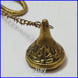 Handmade Egyptian Brass Aladdin Lamp Vintage Antique Oriental Collectible Decor