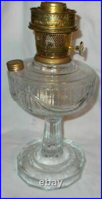 Kerosene Oil Aladdin Lamp Lincoln Drape filigree stem
