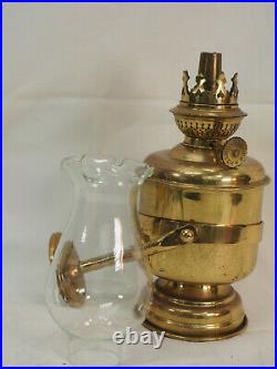 Kosmos Brenner Ship lamp brass Metal oil Lamp side mount swing heavy bottom weig