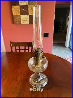 LARGE 23 EARLY 1900s VINTAGE ALADDIN OIL LAMP VERY NICE
