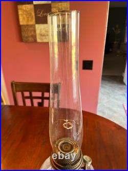 LARGE 23 EARLY 1900s VINTAGE ALADDIN OIL LAMP VERY NICE