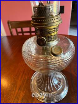 LARGE 23 EARLY 1900s VINTAGE ALADDIN OIL LAMP VERY NICE