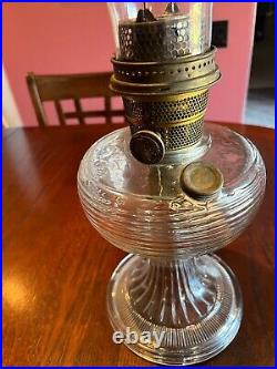 LARGE 23 EARLY 1900s VINTAGE ALADDIN OIL LAMP VERY NICE