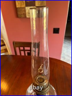 LARGE 23 EARLY 1900s VINTAGE ALADDIN OIL LAMP VERY NICE