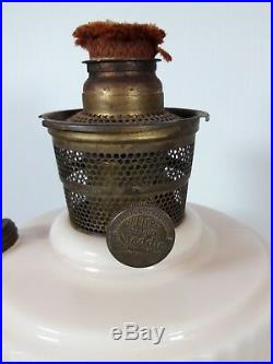 LINCOLN DRAPE Alacite Aladdin Kerosene Lamp Nu-Type model B with shade chimney