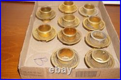 LOT of 10 Aladdin Brass Outer Wick Tube For Model B Burners for Mantle Lamps