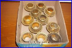 LOT of 11 Aladdin Brass Outer Wick Tube For Model B Burners for Mantle Lamps