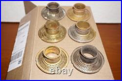 LOT of 8 Aladdin Brass Outer Wick Tube For Model 12 Burners for Mantle Lamps