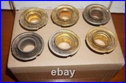 LOT of 8 Aladdin Brass Outer Wick Tube For Model 12 Burners for Mantle Lamps