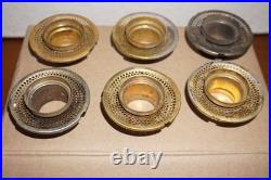 LOT of 8 Aladdin Brass Outer Wick Tube For Model 12 Burners for Mantle Lamps