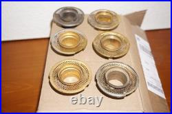 LOT of 8 Aladdin Brass Outer Wick Tube For Model 12 Burners for Mantle Lamps