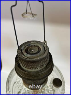 LP14 Aladdin Lamp Clear Glass Base Colonial Marked Model A untested