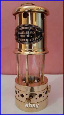Lamp Polished Brass Miner Lamp oil Ship Lantern Maritime Lamp
