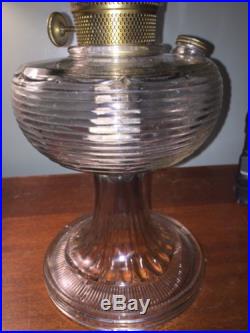 Large Aladdin Clear Beehive Kerosene Lamp (B-80) with NuType Model B Burner