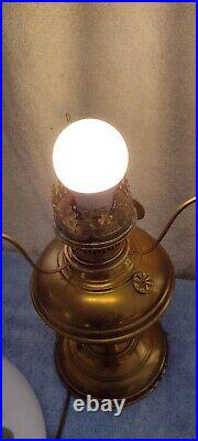 Large Aladdin Mantle Oil / Kerosene Lamp mantle Converted to Electric