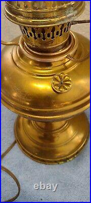 Large Aladdin Mantle Oil / Kerosene Lamp mantle Converted to Electric