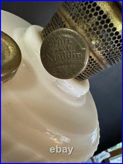 Lincoln Drape Alacite Aladdin Kerosene Lamp By Mantle Lamp Co Model B Chicago IL