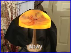 Lot# 1348. Vintage Aladdin table lamp & Shade, 1940's