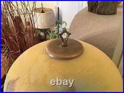 Lot# 1348. Vintage Aladdin table lamp & Shade, 1940's