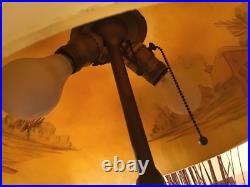 Lot# 1348. Vintage Aladdin table lamp & Shade, 1940's