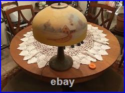 Lot# 1348. Vintage Aladdin table lamp & Shade, 1940's