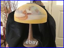 Lot# 1348. Vintage Aladdin table lamp & Shade, 1940's