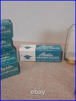 Lot Of 10, 1970's Vintage Aladdin Upright Gaslight Mantles 55104 Blue Box