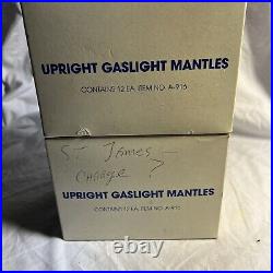 Lot Of 24, 1970's Vintage American Mantle Co. Upright Gaslight Mantles A-916