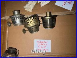 Lot Of 24 Aladdin And Other Oil Lamp Burners. View Photos