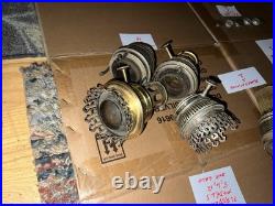 Lot Of 24 Aladdin And Other Oil Lamp Burners. View Photos