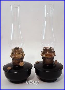 Lot of 2 Aladdin Mantle Lamp Nu-Type Model B Vintage Kerosene