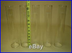Lot of 5 Aladdin Lox On Oil Lamp Chimneys New Old Stock Boxes 12A, B, C, 21C, 23