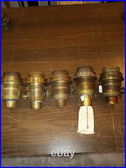 Lot of 5 Aladdin Nu-Type Model B Kerosene Mantle Lamp Burners